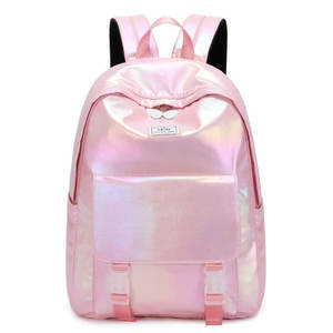 Backpacks: Pink & Blue Girls School Bags & Backpacks - Holographic