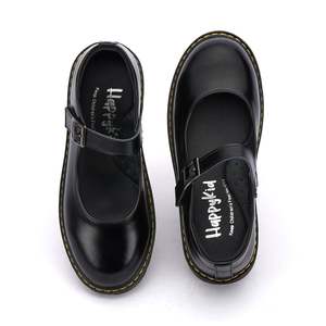 School Shoes: Girls Black Leather Mary Jane School Shoes – Velcro Strap, Real Leather | Pretty Princess