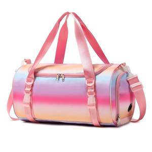 Duffle Bags: Large Gradient Women's and Girls Duffle Bag