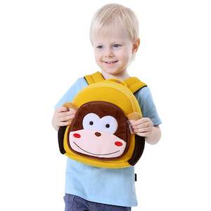School Bags: Toddler Backpack-Monkey