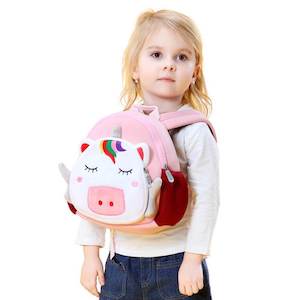 School Bags: Toddler Backpack-Unicorn