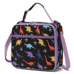 Lunch Bags: Dinosaur & Spaceship | Large Insulated Lunch Bags for Kids