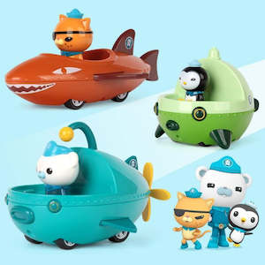 Octonauts Figures Cars Play - Pull back action toy car
