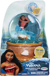 Disney Moana Moana's Musical Globe & Jewelry Box Snow Globe
