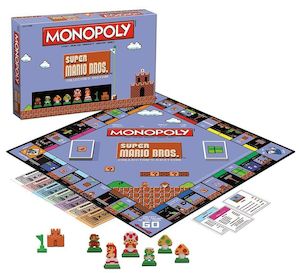 Super Mario: Nintendo Super Mario Bros. edition of the Monopoly game