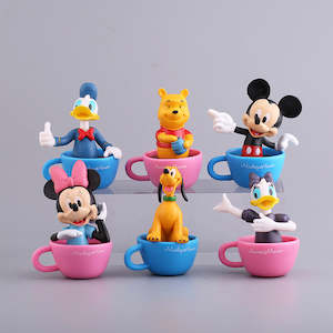Princess: Mickey Mouse Collectible Set Toy Figures | for Cake Topper Cake Decoration