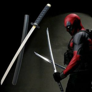 Cosplay Props: Deadpool Katana Cosplay 75cm Samurai Sword