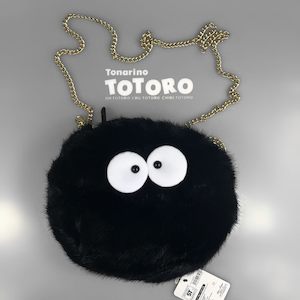 Studio Ghibli - My Neighbor Totoro Hayao Miyazaki Black Carbon Dust Elf bag