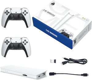 M15 Wireless Retro Game Stick, 64G gaming Console with 20000+ Games, 4K HDMI Arcade Game
