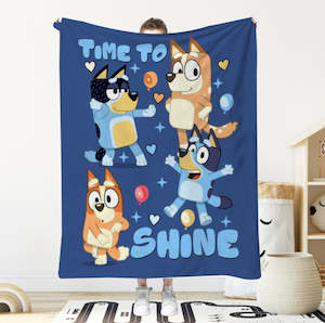 Bluey Blanket Snuggle Buddies: Cozy Comfort for Little Ones 100*150