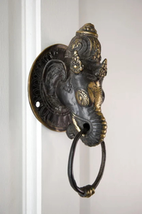 Products: Festival Elephant Door Knocker Happy Medium
