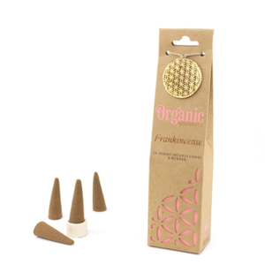 Products: Organic Frankincense Jumbo Incense Cones Happy Medium