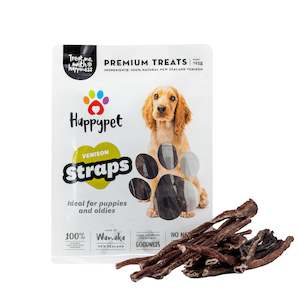 Straps: Venison Straps 125g - Meaty Dog Chew