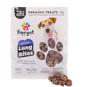 Lung Bites: Venison Lung 180g - Treats for Cats and Dogs