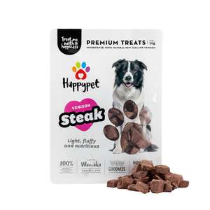 Cat Treats: Venison Steak - Cat and Dog Treats