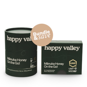 Bundles: On the Go UMF 5+ Manuka Honey Duo