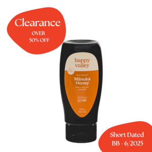 All: Creamy & Squeezy MGO50+ Mānuka Honey Clearance