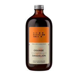 Gifts Under 20: Orange + Dandelion Soda Syrup  - Six Barrel Soda