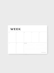 Gift Cards Stationary: A4 Weekly Planner - Father Rabbit