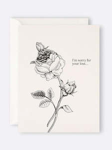 Father Rabbit Stationery | Card | I'm sorry for your loss Rose