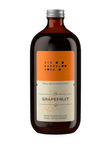 Grapefruit Soda Syrup - Six Barrel Soda Company