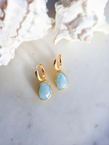 Aquamarine Hoops - Fairley