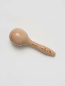 Childrens Gifts: Wooden Maraca - Over the Dandelions