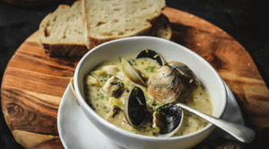 Products: Simple Seafood Chowder