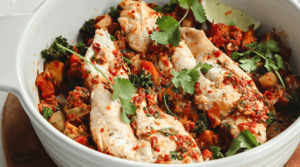 Products: Romesco Baked Fish