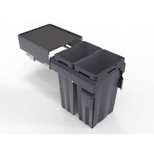 Kosara Bin 450mm 2 x 33L Anthracite - Hardware & Handles NZ