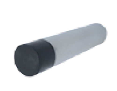 Brand Miles Nelson: MILES NELSON DOOR STOP 75MM ROUND FLOOR MOUNT (INCLUDES WHITE / BLACK TIP)  IN 2 COLOURS : SATIN CHROME ,SATIN NICKEL