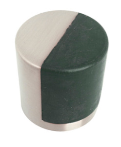 Brand Miles Nelson: MILES NELSON DOOR STOP 40MM ROUND FLOOR MOUNT SATIN NICKEL