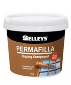Brand Selleys: Selleys Permafilla Glazing Compound 1kg - priced per unit Minimum order 6 units