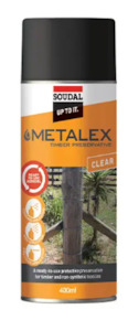 Soudal Metalex Timber Preservative Aerosol 400ml Clear & Green Priced Per Unit M&hellip;
