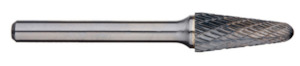 Tools: Trucut Heavy Duty Alpha 3/8 Included Angle Burr - Aluminium Cut - 1/4" Shank & 1/4" Shank Long Series