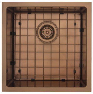 Mercer Aurora Aa402 Single Bowl With Matching Grid In 4 Colours