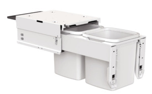 Hideaway Waste Bin System ,Hideaway Concelo Range, 2 x 13Litres Bucket Width 318&hellip;