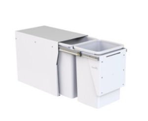 Hideaway Waste Bin ,Compact Floor Mount Range, 2 x 20Litres Bucket Height 308 x &hellip;