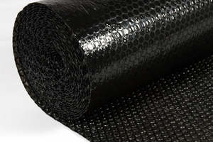 Nz Made: Black Bubble Wrap