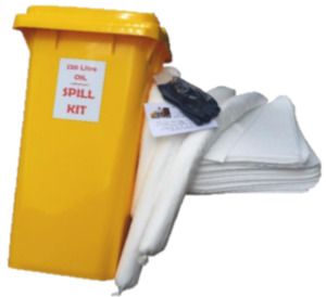 Spill Kits: Oil/hydrocarbon Spill Kit (120 Litres)