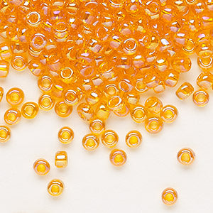 Beads And Accessories: Rainbow Orange