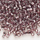 Silver Lined Lilac Beads
