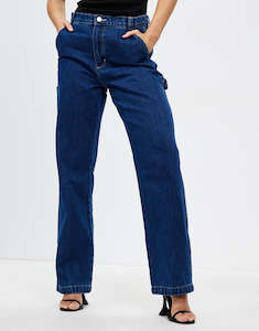A Brand: Slouch Jean Carpenter Blake - Mid Vintage Blue