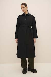 Outerwear 1: Cleo Trench Coat - Black