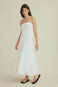 Maxi Dresses: Matilde Dress - Ivory