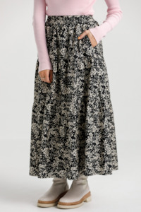 All Bottoms: Karla Skirt - Dark Ditsy