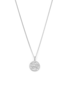 Kirstin Ash: Leo Petite Zodiac Necklace - Silver