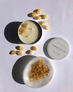 Opal And Sage: Mandala - Orange Calcite Lge / Uplift