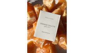 Opal And Sage: Raw Crystal - Orange Calcite/Uplift