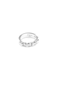 Rings: Chain Link Maxi Ring - Silver